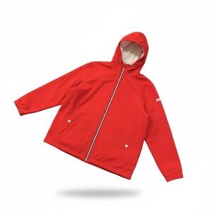 Hunter x Target Red Hooded Rain Jacket Large